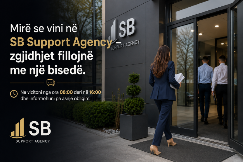 Mirë se vini në SB Support Agency – Zgjidhjet fillojnë me një bisedë profesionale dhe mbështetje të besueshme.